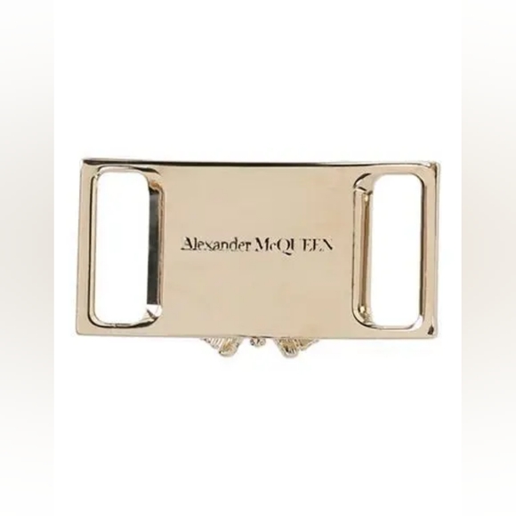 21. NEW ALEXANDER MCQUEEN BUTTERFLY SHOELACE PLATE - Picture 3 of 7